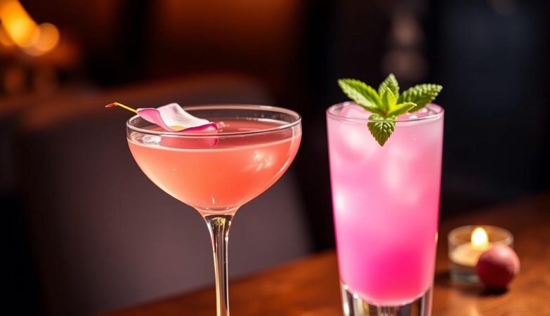 Rose Martini with Lychee