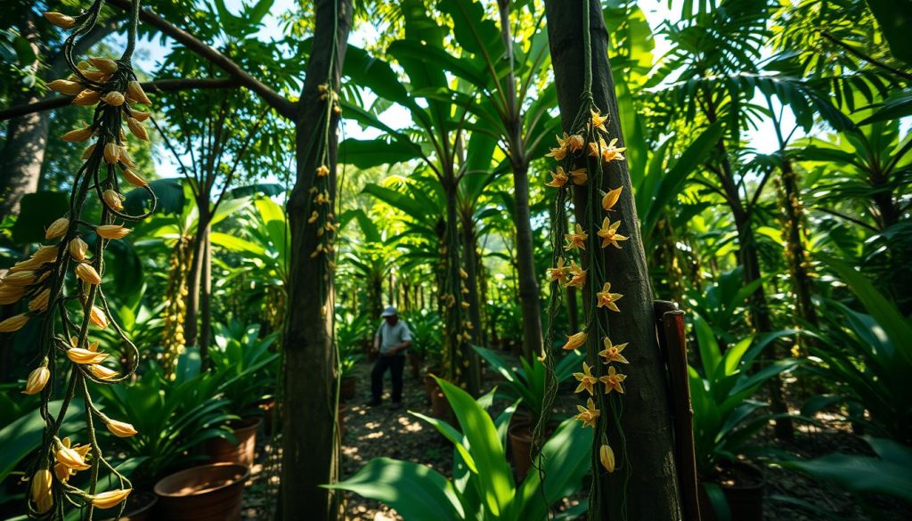 Sustainable Vanilla Orchid Cultivation