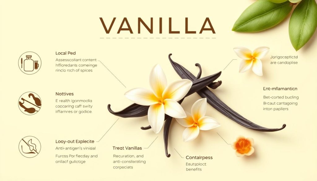 Vanilla Health Benefits Infographic